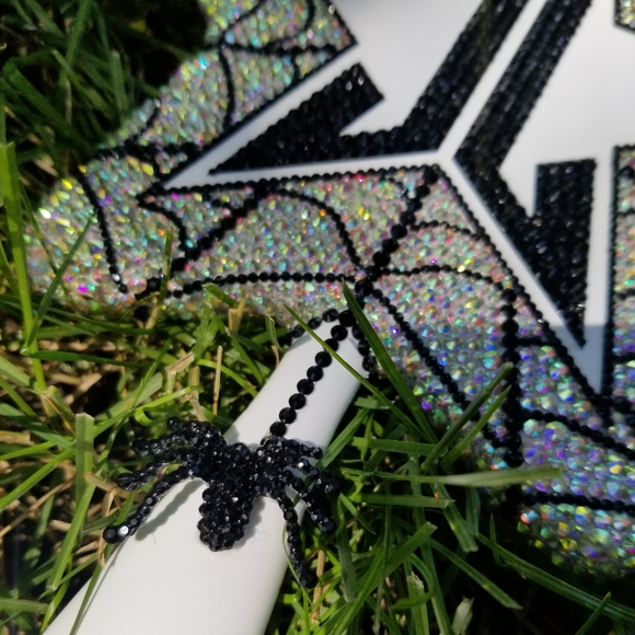 🆕️Jeffree Star, Bling Spider Web Halloween Mirror - Picture 10 of 14